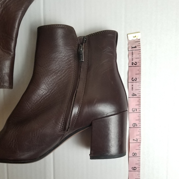 THE SELLER Designer Leather Ankle Boots - Picture 10 of 11